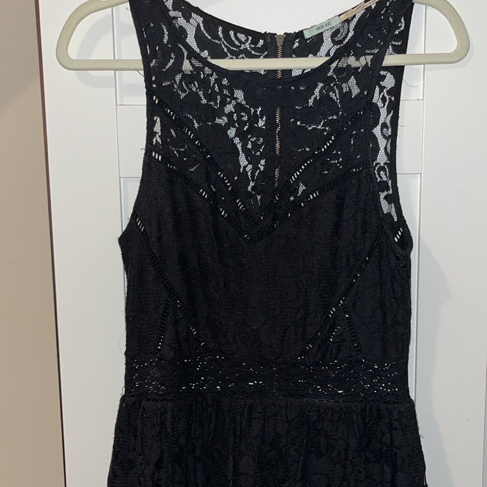 Black lace detailing- Kimchi Blue dress